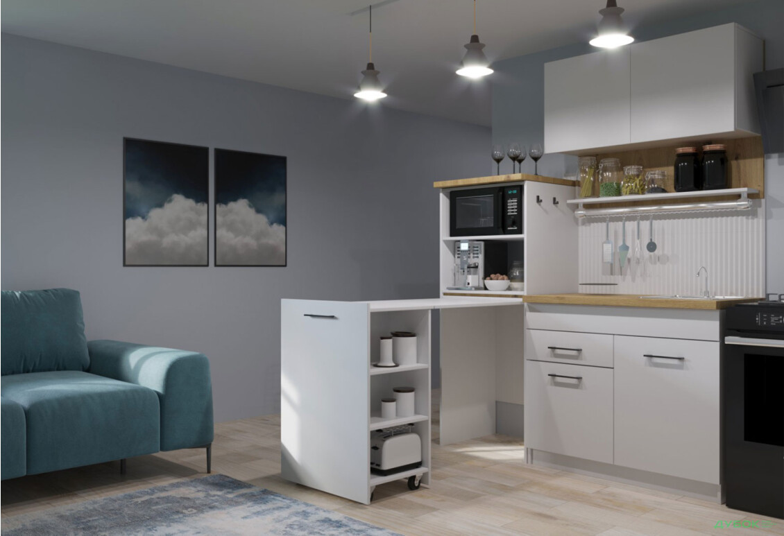 Смарт-кухня Сенс / Sense 1.6 нимфея альба / артизан Garant