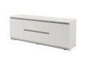 Зображення 1 - Тумба під ТВ Kredens furniture Естетик D-0003 з 2 шухлядами та 2 дверками 140 см, біла