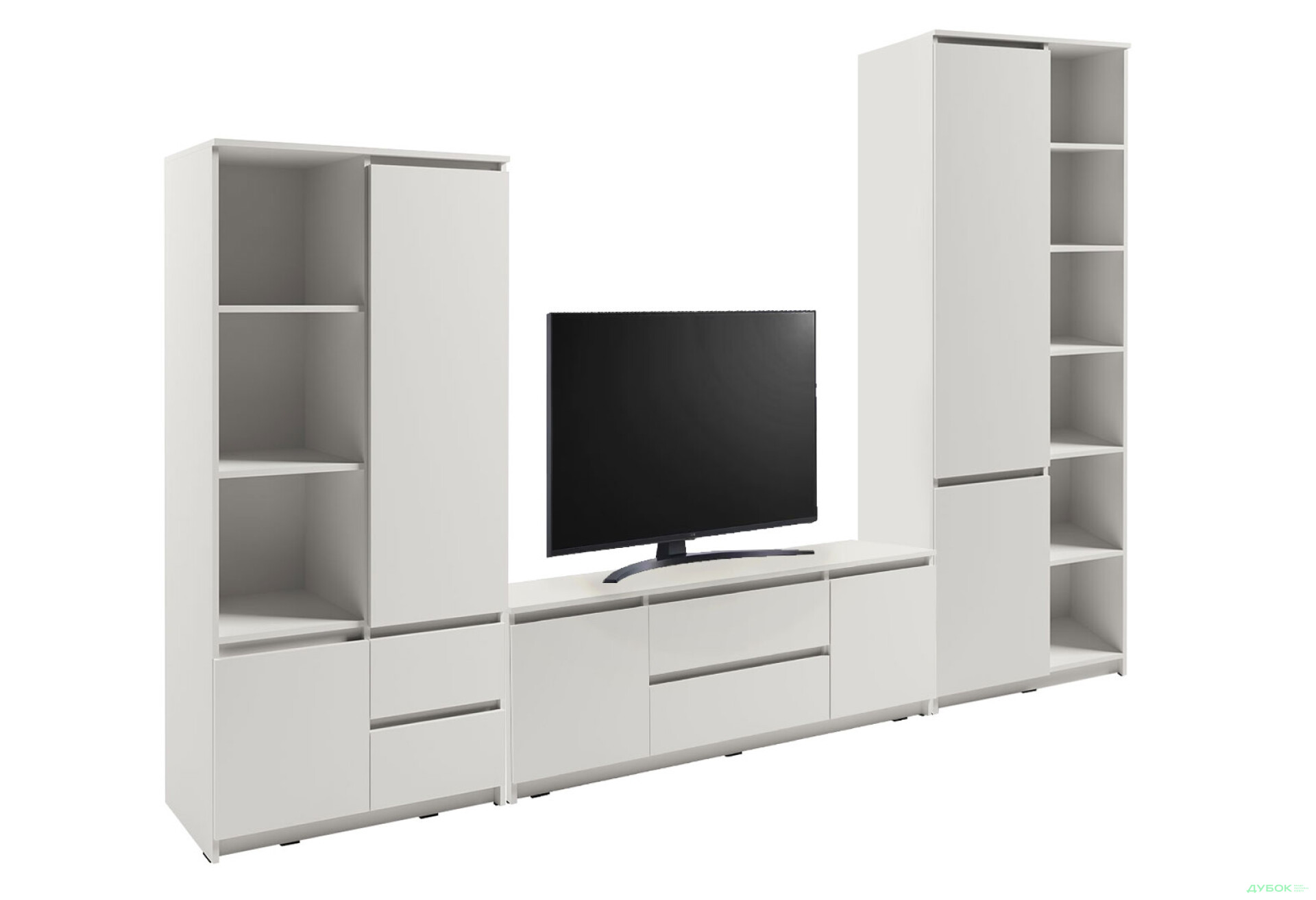 Фото 3 - Вітальня Kredens furniture Естетик 290 см, біла