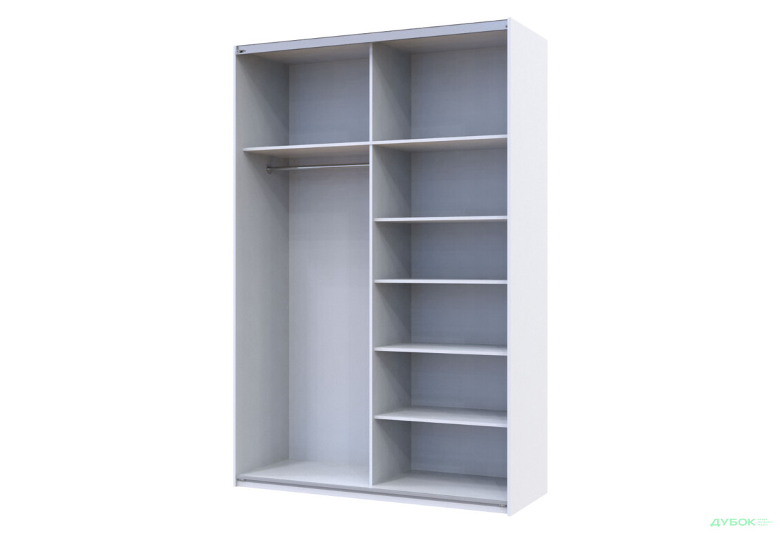 Зображення 4 - Шафа-купе Doros G-Caiser / Джі-Кейзер 2-дверна з дзеркалами 160 см, білий