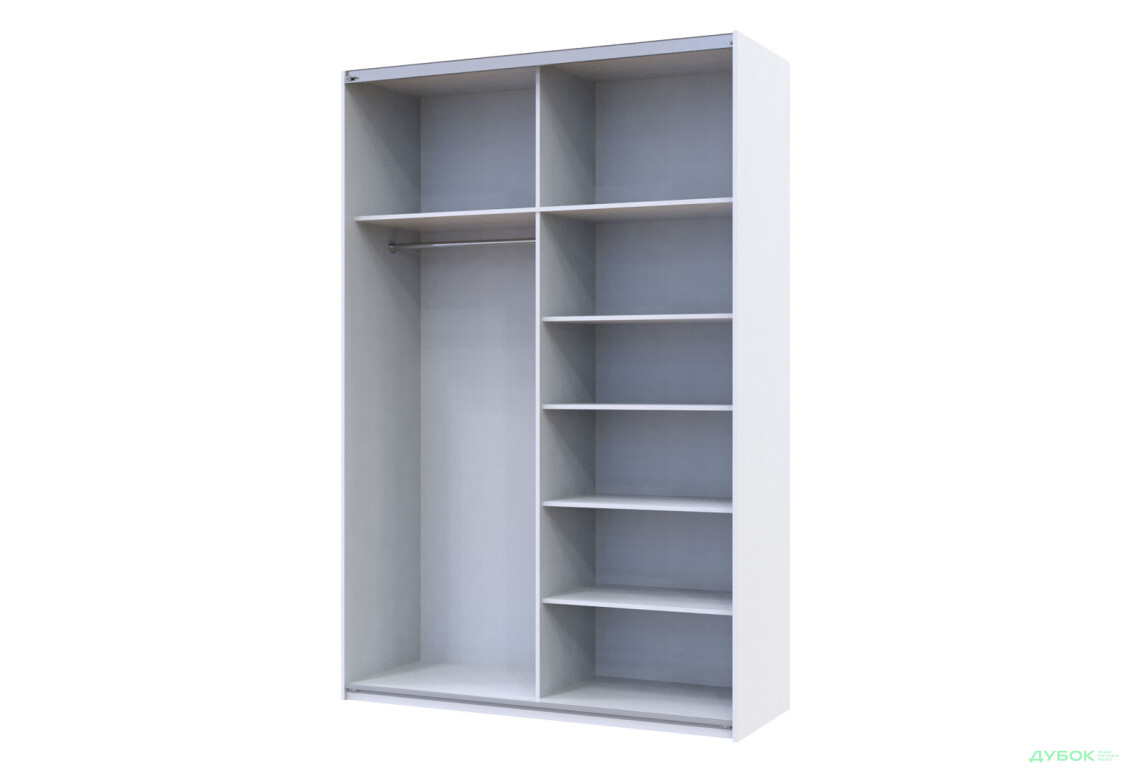 Изображение 4 - Шкаф-купе Doros G-Caiser / Джи-Кейзер 2-дверный 160 см, белый / графит