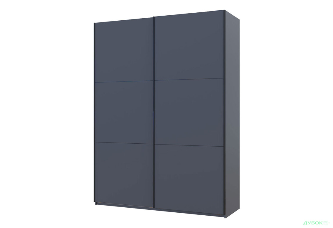 Шафа-купе Doros G-Caiser / Джі-Кейзер 2-дверна 180 см, графіт