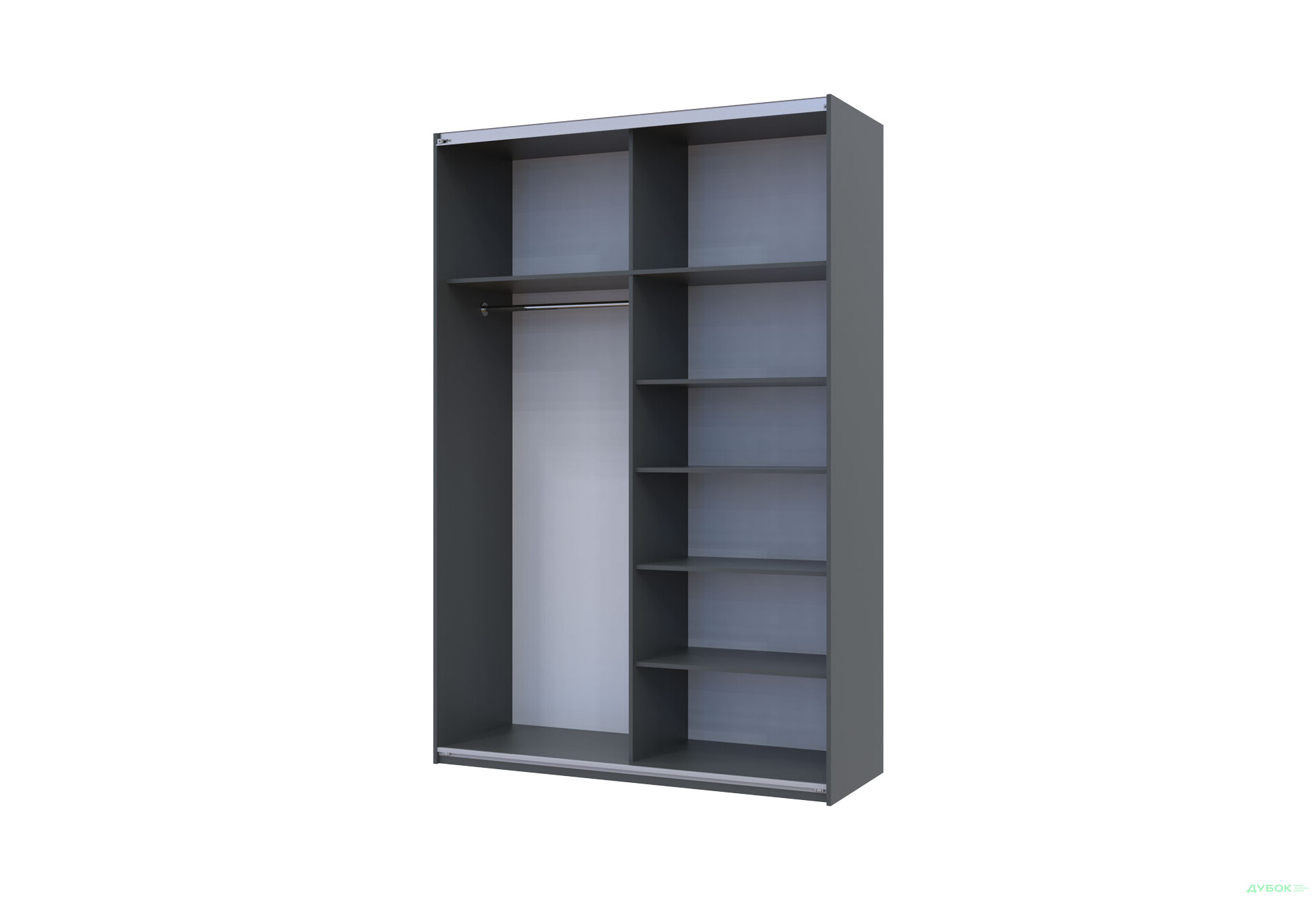Изображение 4 - Шкаф-купе Doros G-Caiser / Джи-Кейзер 2-дверный 160 см, графит