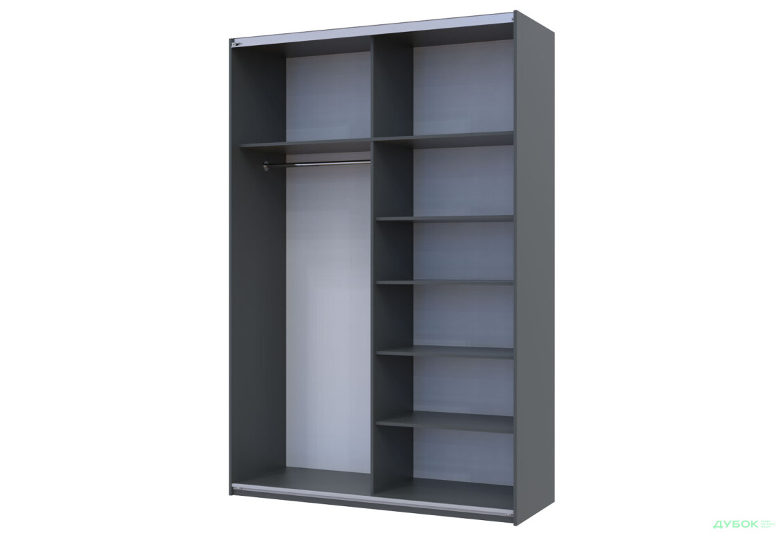 Изображение 4 - Шкаф-купе Doros G-Caiser / Джи-Кейзер 2-дверный 160 см, графит