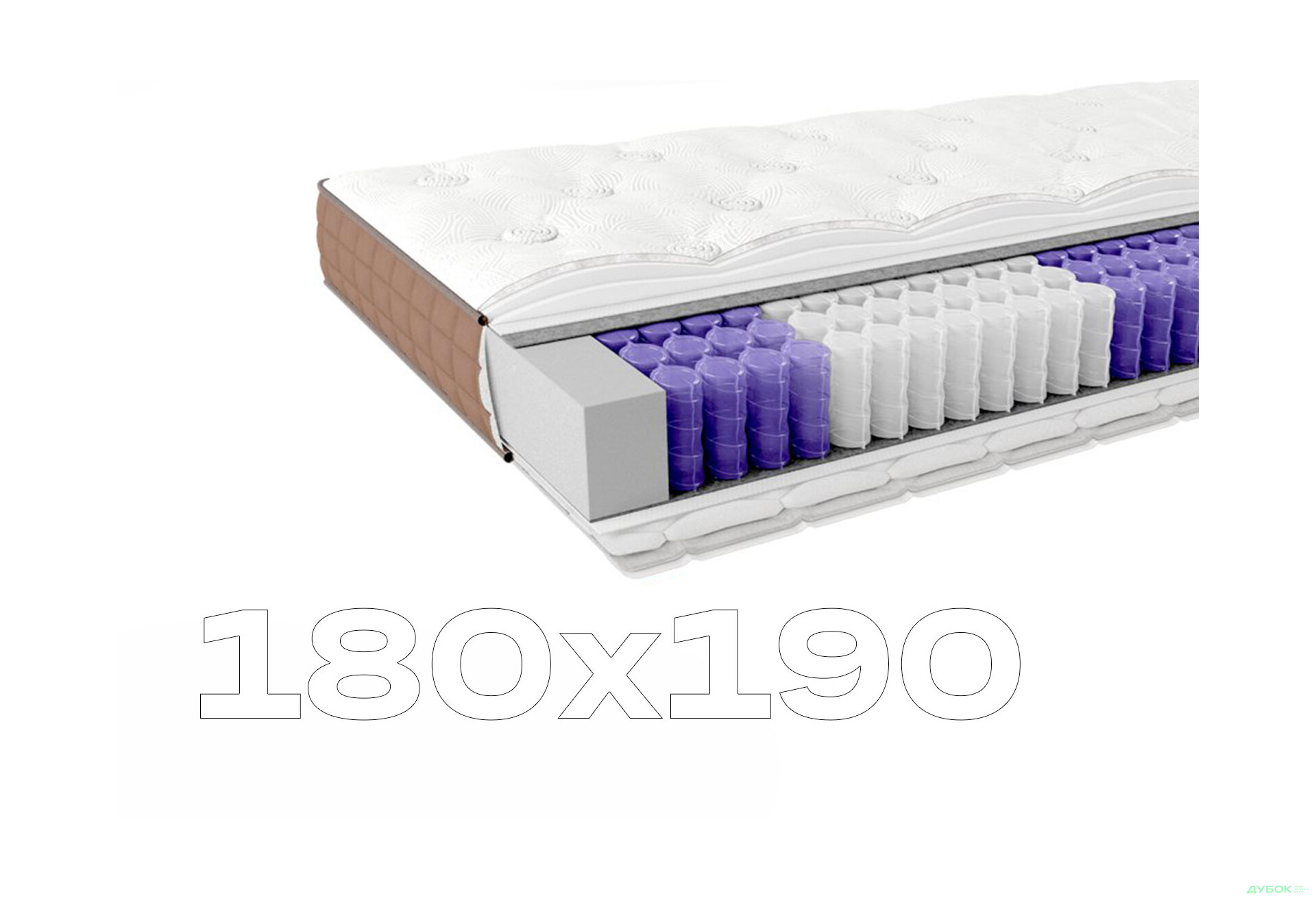 Матрац Лотос Asana / Асана 180х190 ЕММ - Зображення 1 Зображення 1 - Матрац Лотос Asana / Асана 180х190 ЕММ