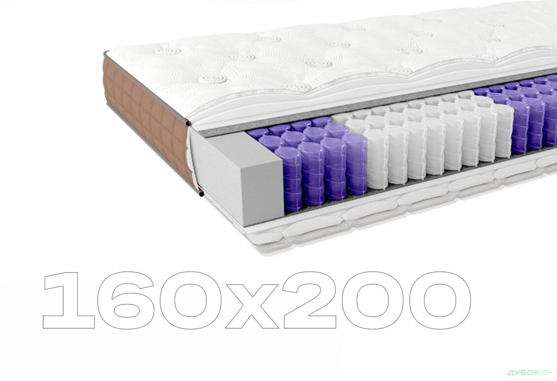 Матрац Лотос Veda / Веда 160х200 ЕММ - Зображення 1 Зображення 1 - Матрац Лотос Veda / Веда 160х200 ЕММ