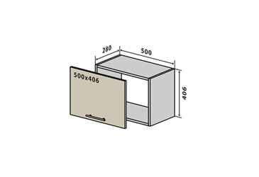 В12 Окапник 50 Бета (фасад 18 мм) Вип-Мастер