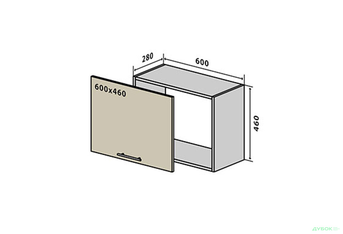 В50 Окапник 60 Бета (фасад 18 мм) VIP-master