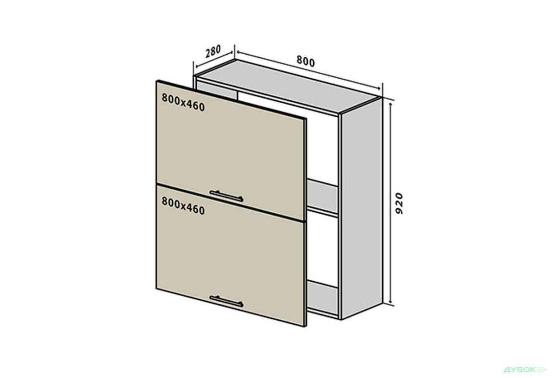 В61 Окапник 80 Бета (фасад 18 мм) VIP-master