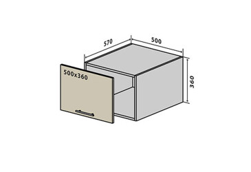 В62 Окапник 50 Бета (фасад 18 мм) Вип-Мастер
