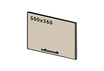 Фасад ф 500*360 Бета BL 18 мм Вип-Мастер