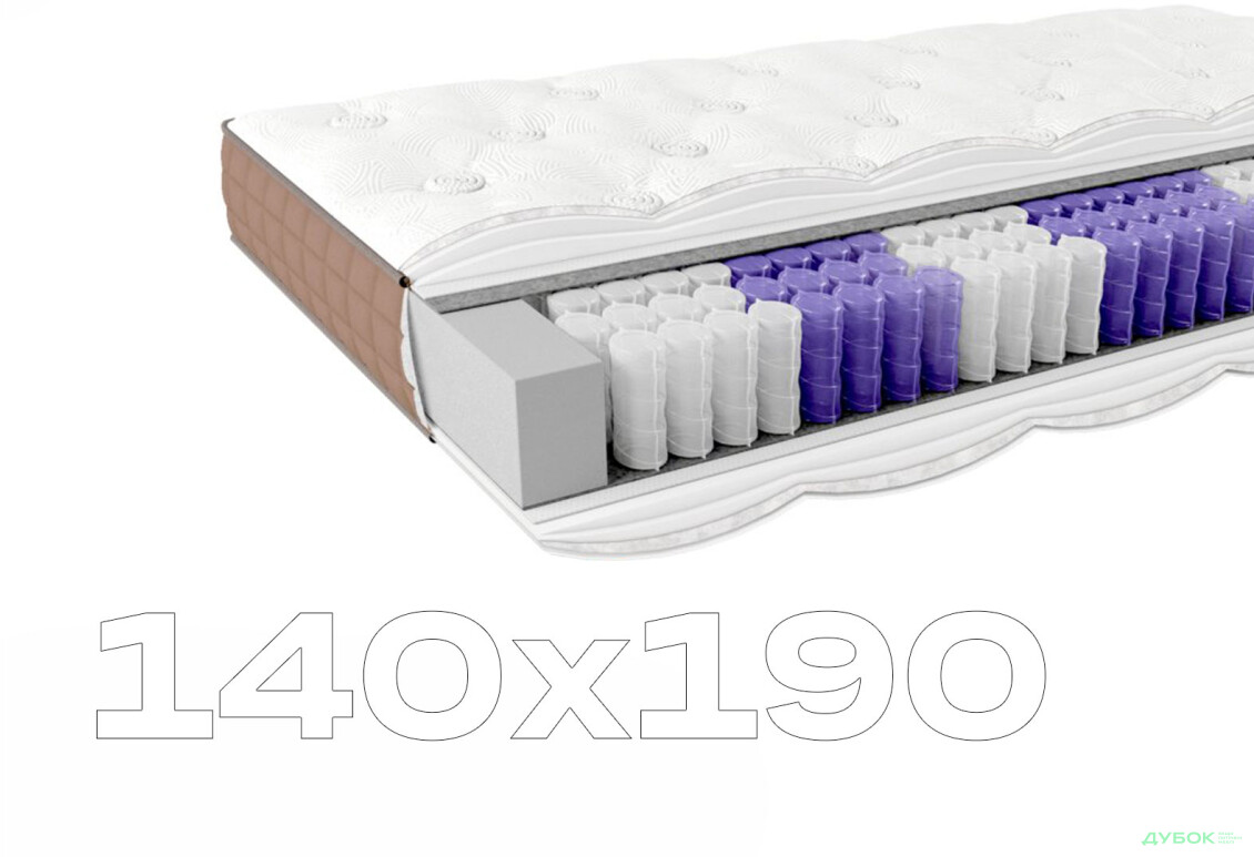 Матрац Лотос Veda / Веда 140х190 ЕММ - Зображення 1 Зображення 1 - Матрац Лотос Veda / Веда 140х190 ЕММ