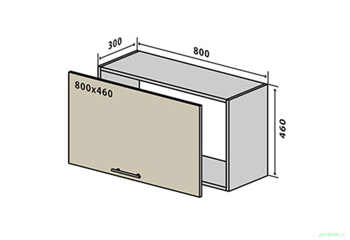 В51 Окапник 80 Бета Люкс (фасад 18 мм) VIP-master