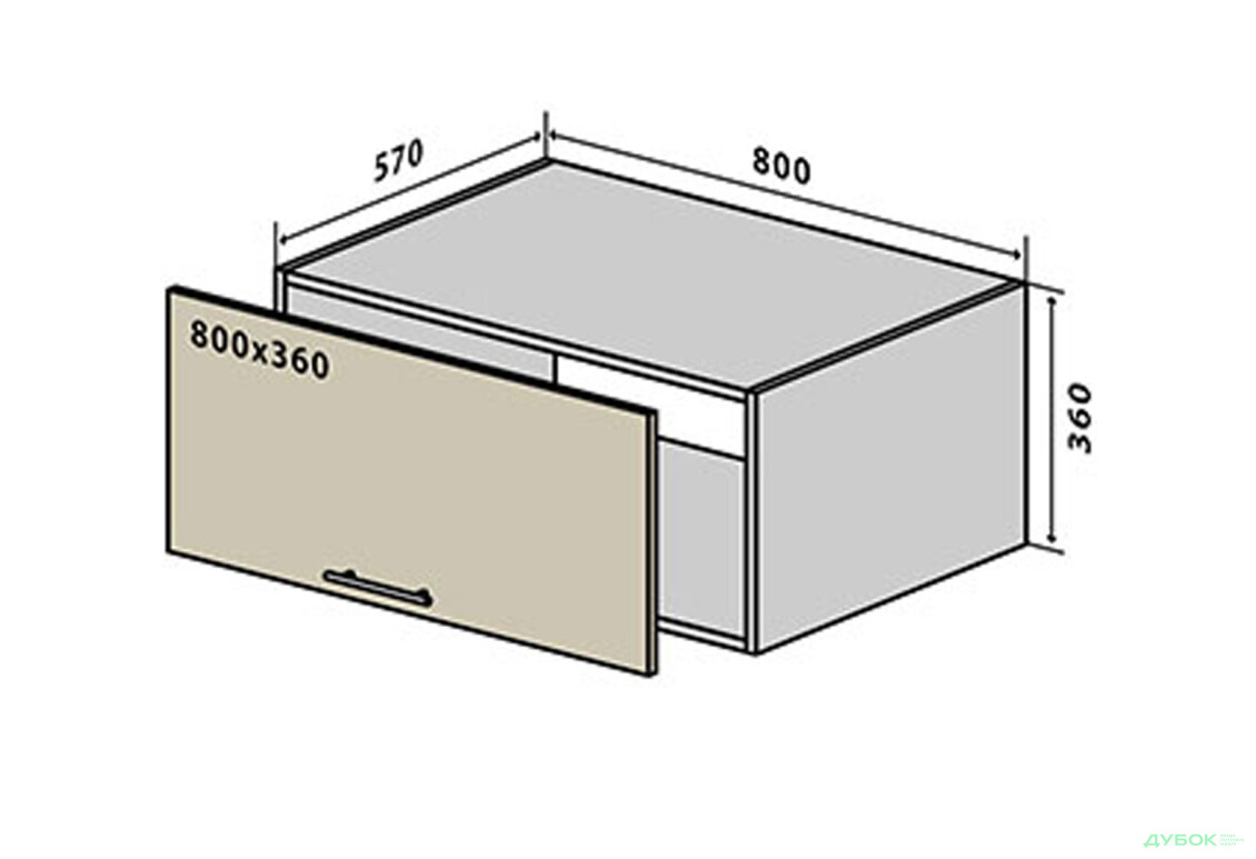 В68 Окапник 80 Бета Люкс (фасад 18 мм) VIP-master