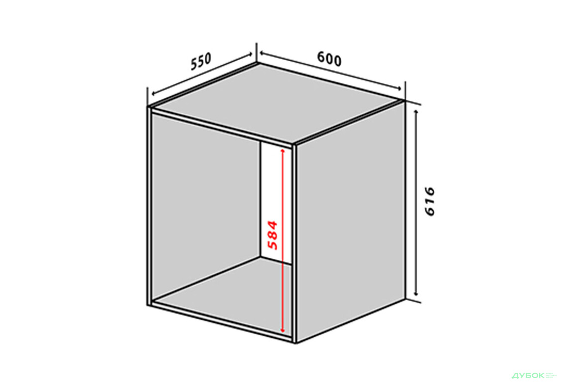 Н38 Тумба надстройка Бета Люкс (фасад 18 мм) Вип-Мастер - Изображение 1 Изображение 1 - Н38 Тумба надстройка Бета Люкс (фасад 18 мм) Вип-Мастер