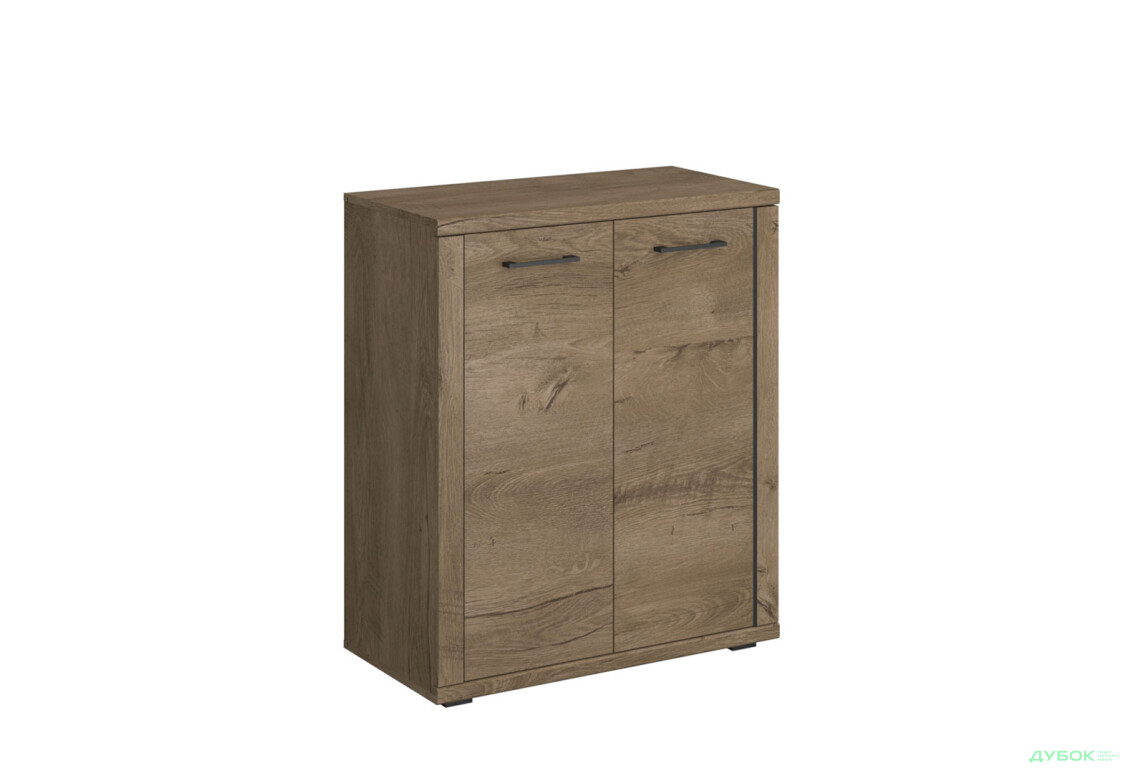 Комод VMV holding Кордан / Cordan 2-дверний 80 см, Дуб Бургундський  - Зображення 4 Зображення 4 - Комод VMV holding Кордан / Cordan 2-дверний 80 см, Дуб Бургундський