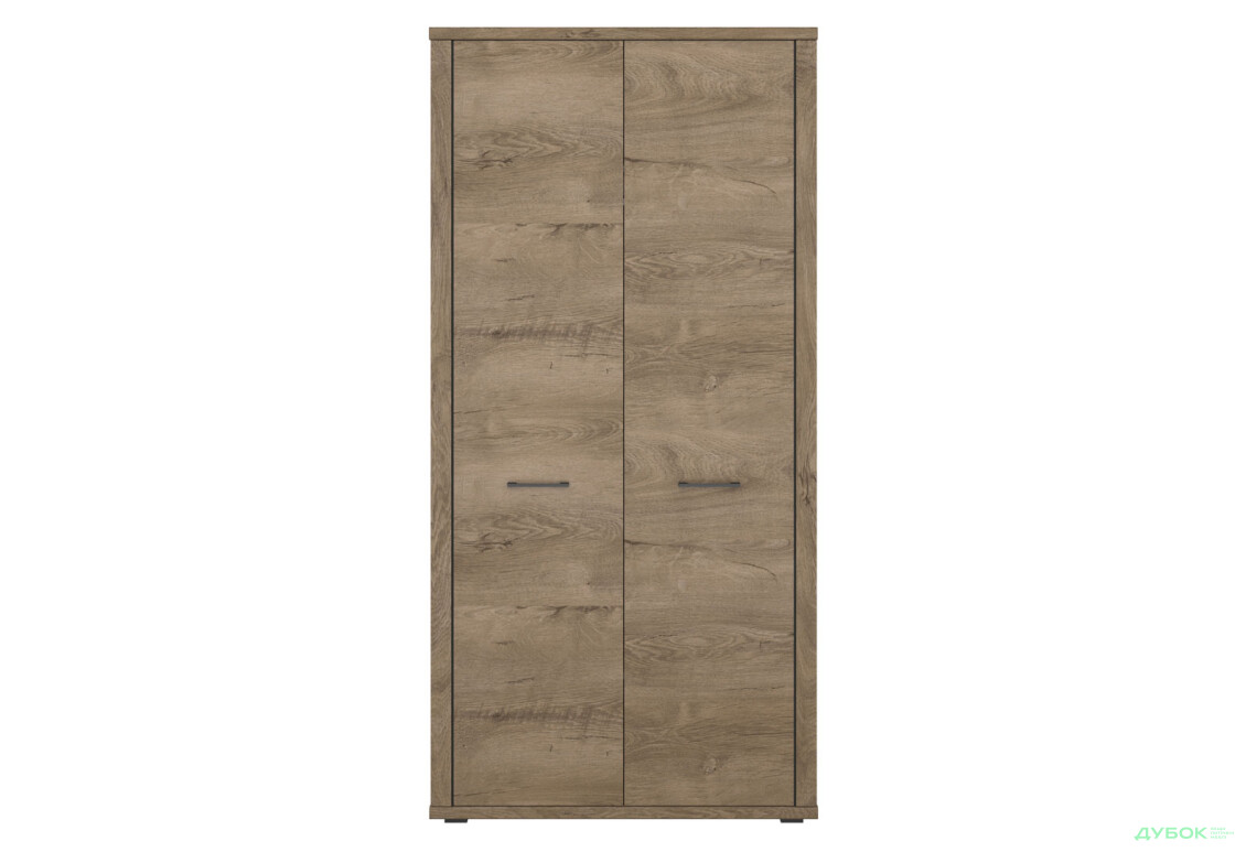 Шафа VMV holding Кордан / Cordan 2-дверна 102 см, Дуб Бургундський  - Зображення 2 Зображення 2 - Шафа VMV holding Кордан / Cordan 2-дверна 102 см, Дуб Бургундський