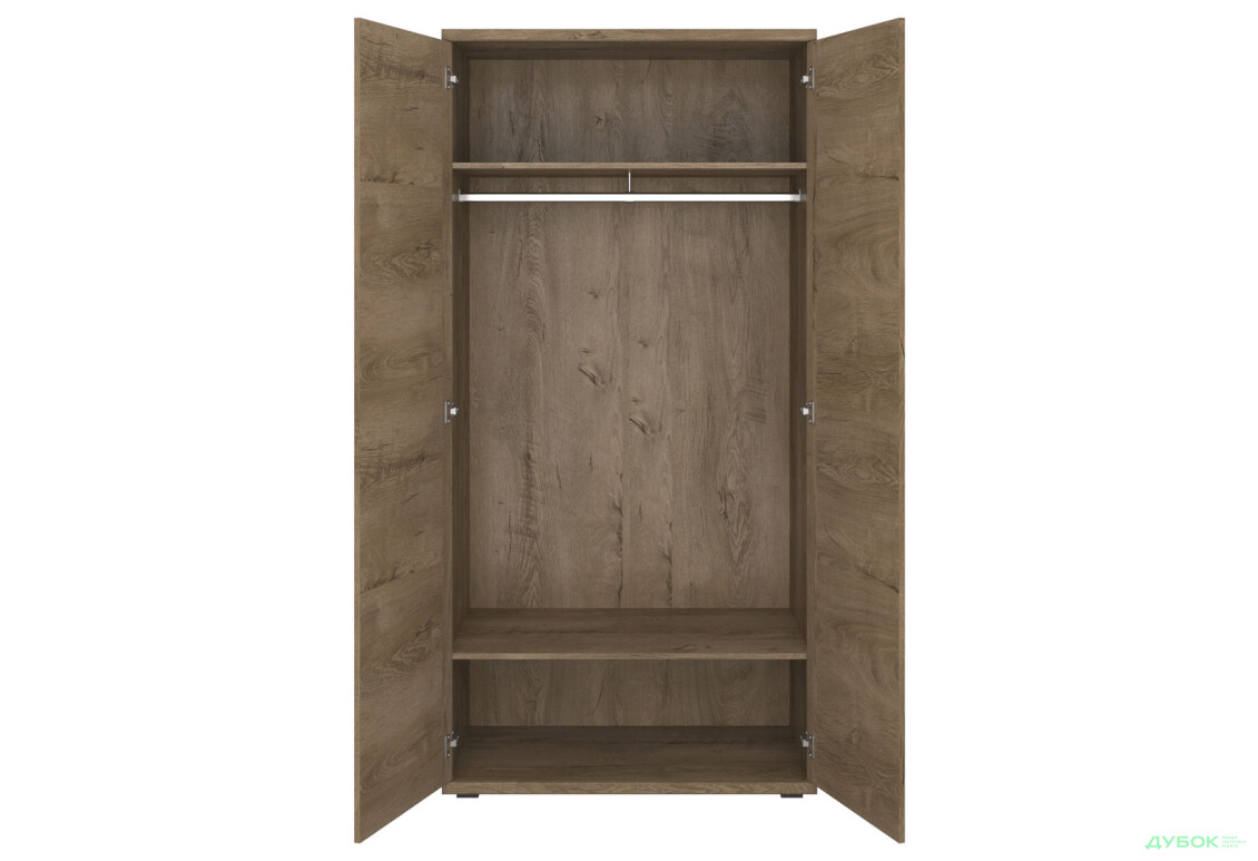 Шафа VMV holding Кордан / Cordan 2-дверна 102 см, Дуб Бургундський  - Зображення 4 Зображення 4 - Шафа VMV holding Кордан / Cordan 2-дверна 102 см, Дуб Бургундський