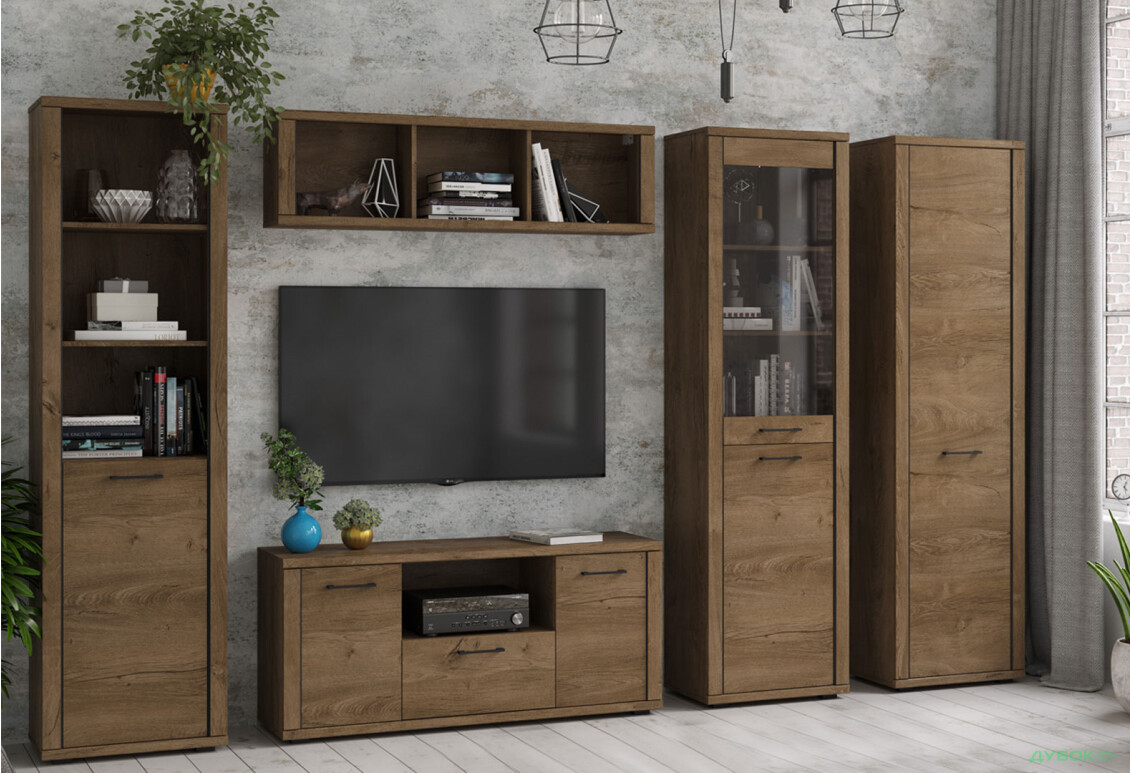 Комплект у вітальню VMV holding Кордан / Cordan Дуб Бургундський - Зображення 1 Зображення 1 - Комплект у вітальню VMV holding Кордан / Cordan Дуб Бургундський