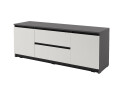 Зображення 1 - Тумба під ТВ Kredens furniture Естетик D-0003 з 2 шухлядами та 2 дверками 140 см, антрацит / білий