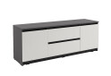 Зображення 3 - Тумба під ТВ Kredens furniture Естетик D-0003 з 2 шухлядами та 2 дверками 140 см, антрацит / білий