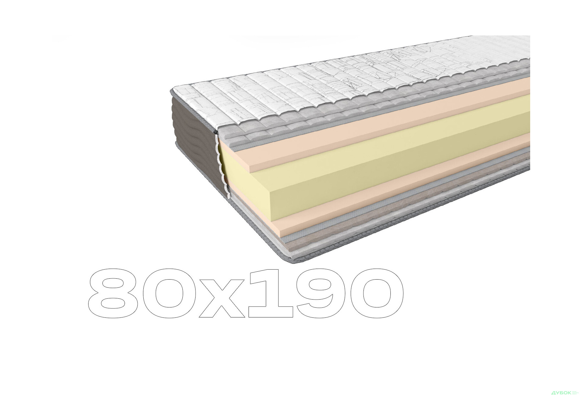 Зображення 1 - Матрац Take&Go Soft Roll / Софт Ролл 80х190 ЕММ