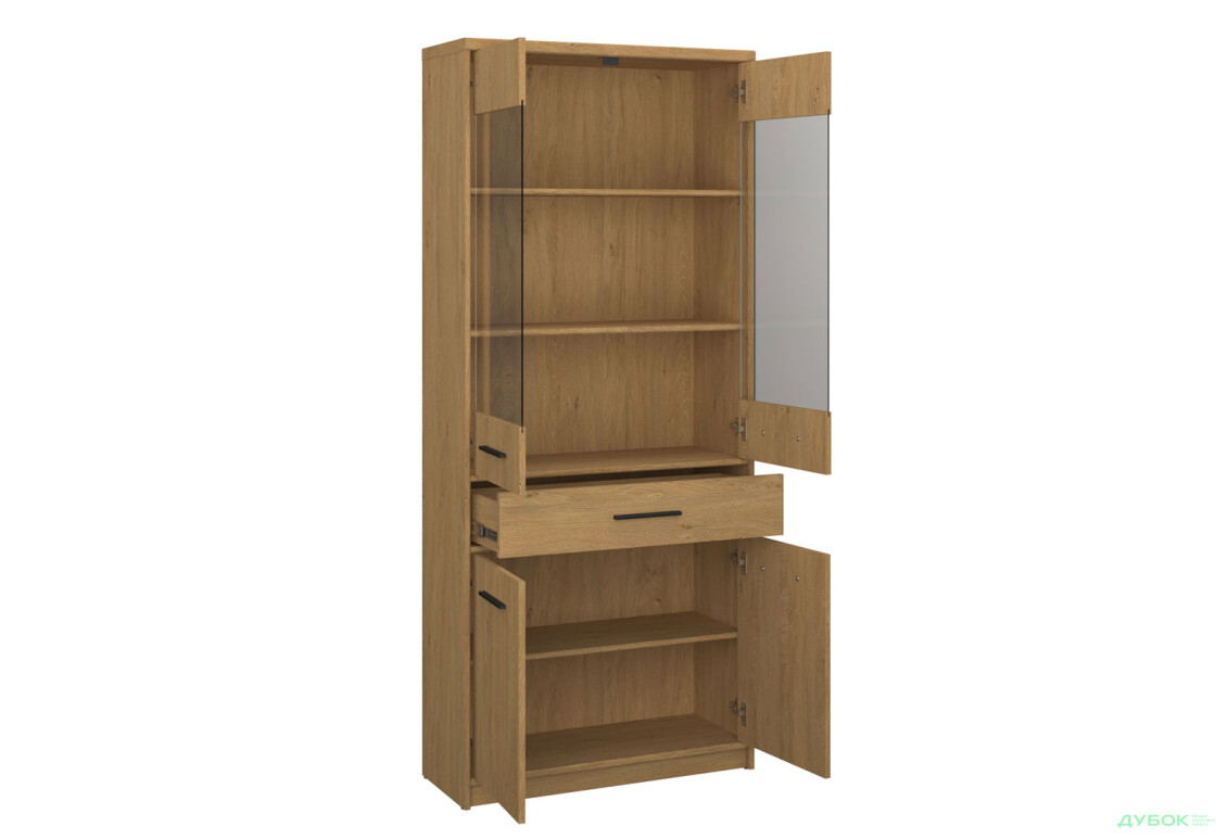 Вітрина висока VMV holding Паві / Pavi 84 см, Дуб Кам'яний - Зображення 4 Зображення 4 - Вітрина висока VMV holding Паві / Pavi 84 см, Дуб Кам'яний