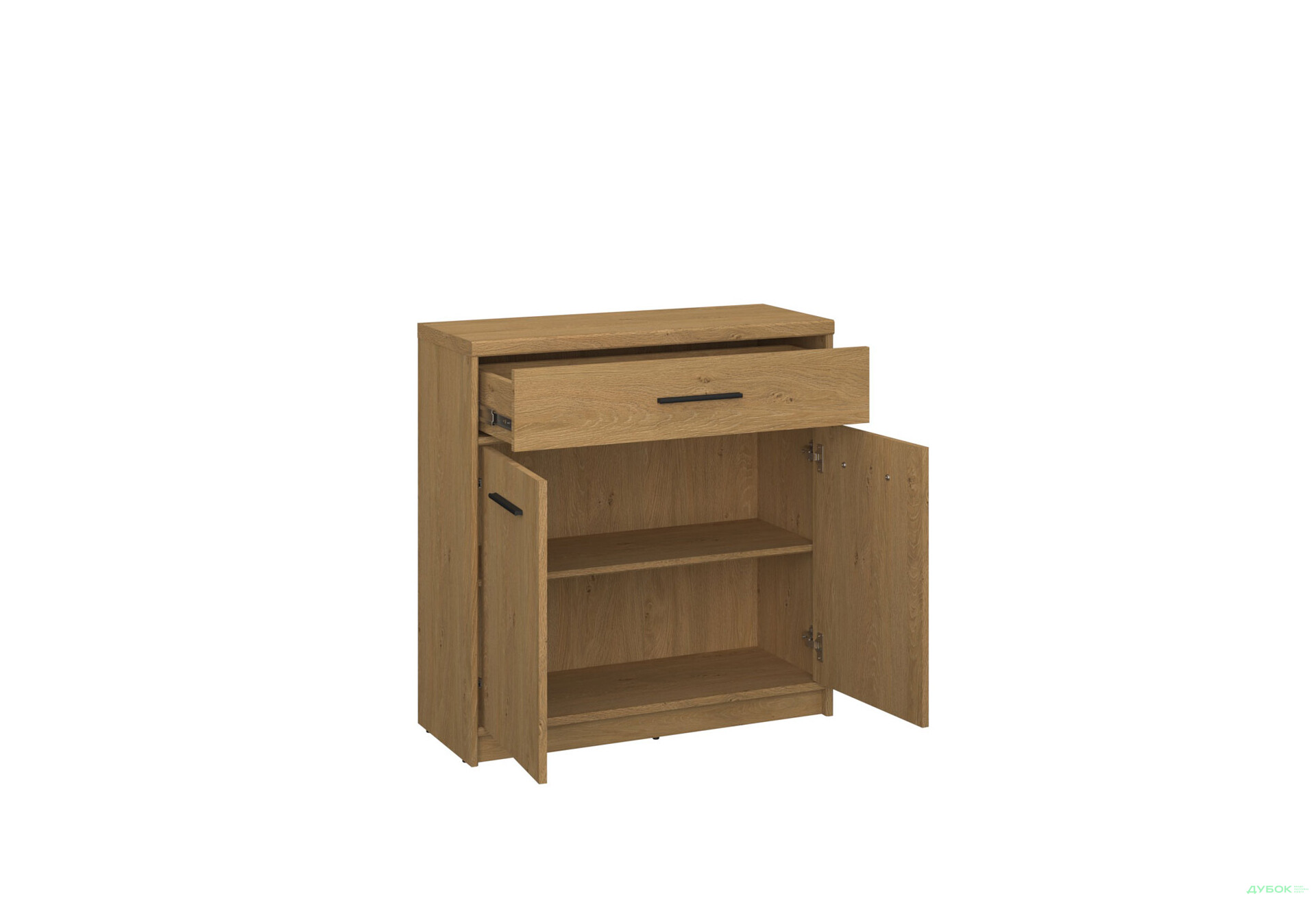 Комод VMV holding Паві / Pavi 2-дверний з шухлядою 84 см, Дуб Кам'яний - Зображення 5 Зображення 5 - Комод VMV holding Паві / Pavi 2-дверний з шухлядою 84 см, Дуб Кам'яний