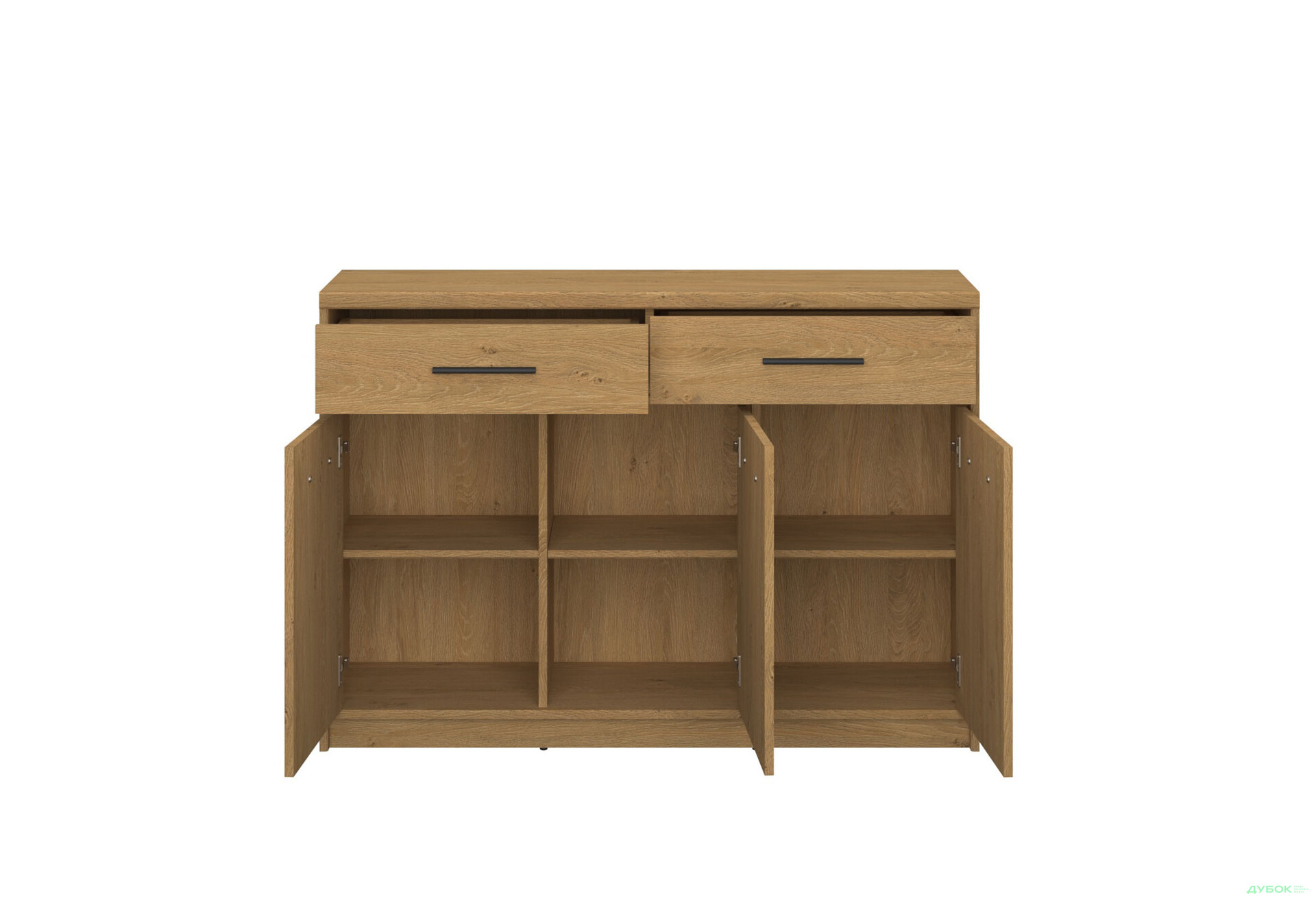 Комод VMV holding Паві / Pavi 3-дверний з шухлядами 125 см, Дуб Кам'яний  - Зображення 6 Зображення 6 - Комод VMV holding Паві / Pavi 3-дверний з шухлядами 125 см, Дуб Кам'яний