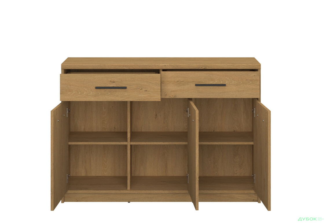 Комод VMV holding Паві / Pavi 3-дверний з шухлядами 125 см, Дуб Кам'яний  - Зображення 6 Зображення 6 - Комод VMV holding Паві / Pavi 3-дверний з шухлядами 125 см, Дуб Кам'яний