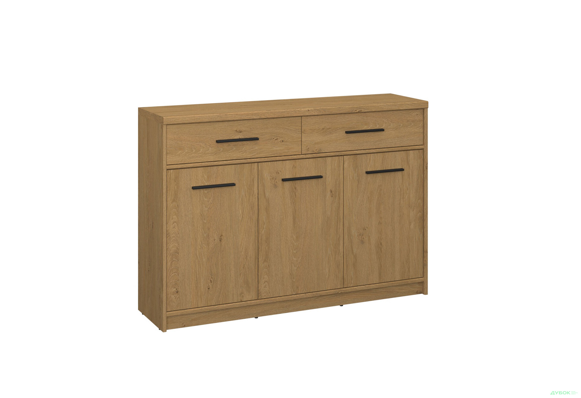 Комод VMV holding Паві / Pavi 3-дверний з шухлядами 125 см, Дуб Кам'яний  - Зображення 4 Зображення 4 - Комод VMV holding Паві / Pavi 3-дверний з шухлядами 125 см, Дуб Кам'яний