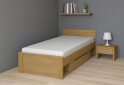 Зображення 2 - Ліжко VMV holding Паві / Pavi (без вкладу) 90х200 см з шухлядою, Дуб Кам'яний