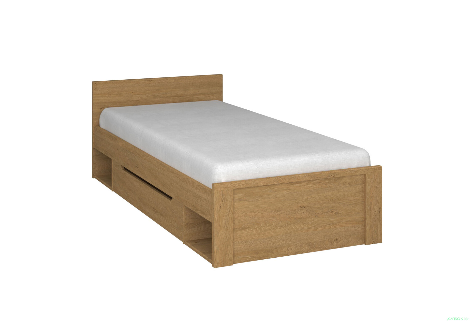 Ліжко VMV holding Паві / Pavi (без вкладу) 90х200 см з шухлядою, Дуб Кам'яний - Зображення 4 Зображення 4 - Ліжко VMV holding Паві / Pavi (без вкладу) 90х200 см з шухлядою, Дуб Кам'яний