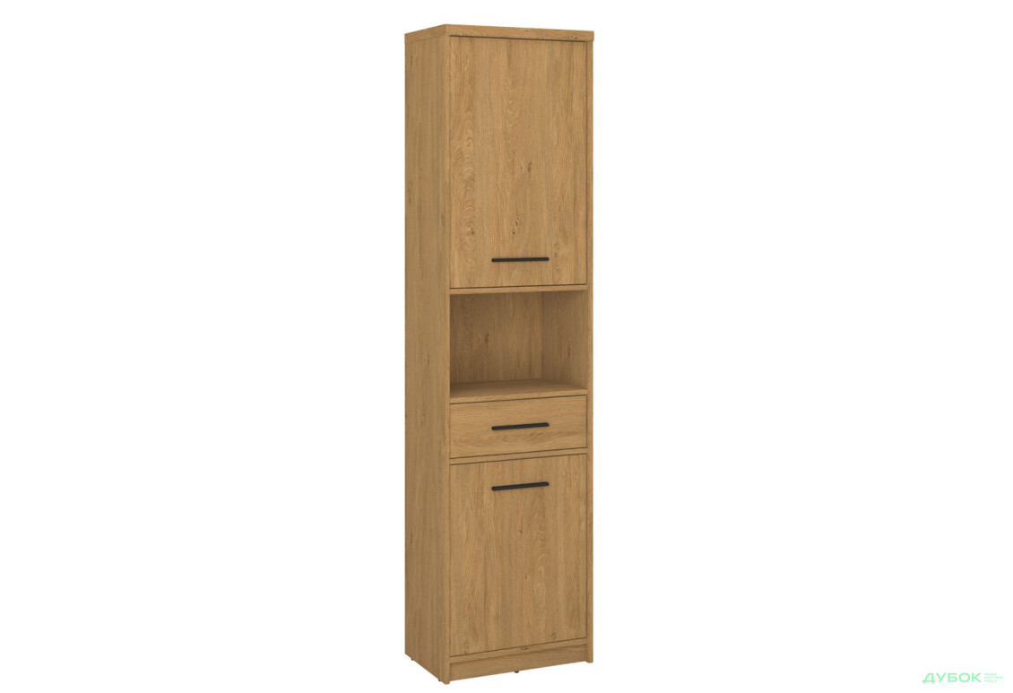 Шафа-стелаж комбінований VMV holding Паві / Pavi 2-дверний з шухлядою 50 см, Дуб Кам'яний - Зображення 3 Зображення 3 - Шафа-стелаж комбінований VMV holding Паві / Pavi 2-дверний з шухлядою 50 см, Дуб Кам'яний