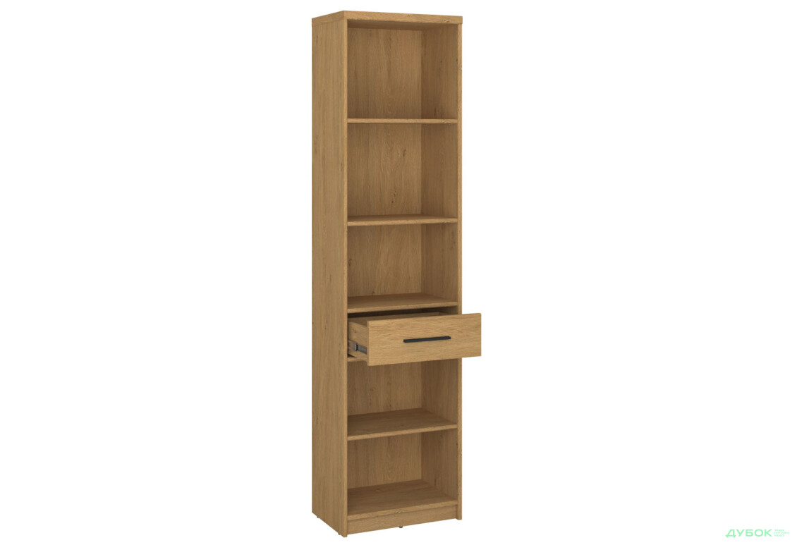 Зображення 4 - Шафа-стелаж відкритий VMV holding Паві / Pavi з шухлядою 50 см, Дуб Кам'яний