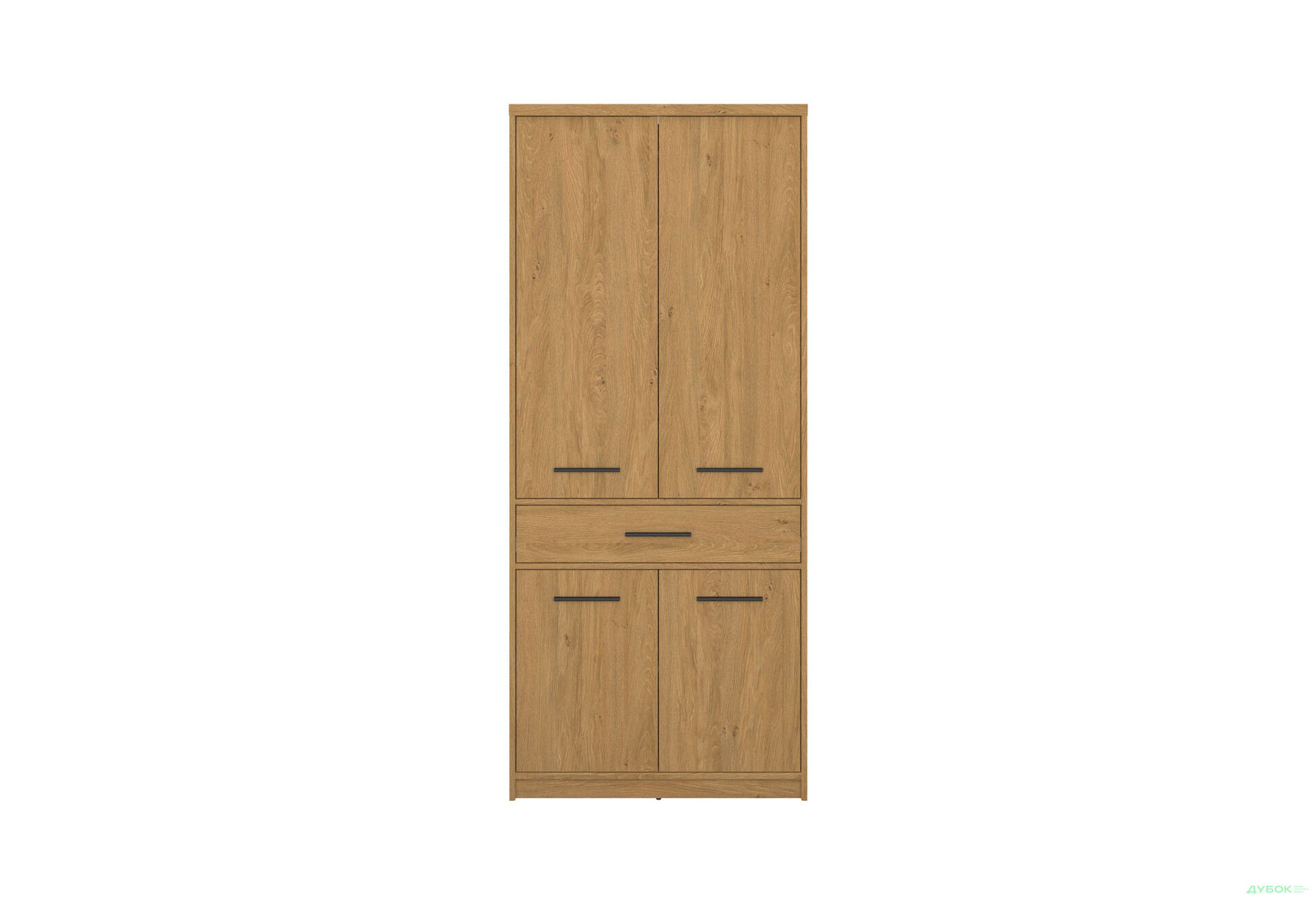 Шафа VMV holding Паві / Pavi 4-дверна з шухлядою 84 см, Дуб Кам'яний - Зображення 3 Зображення 3 - Шафа VMV holding Паві / Pavi 4-дверна з шухлядою 84 см, Дуб Кам'яний
