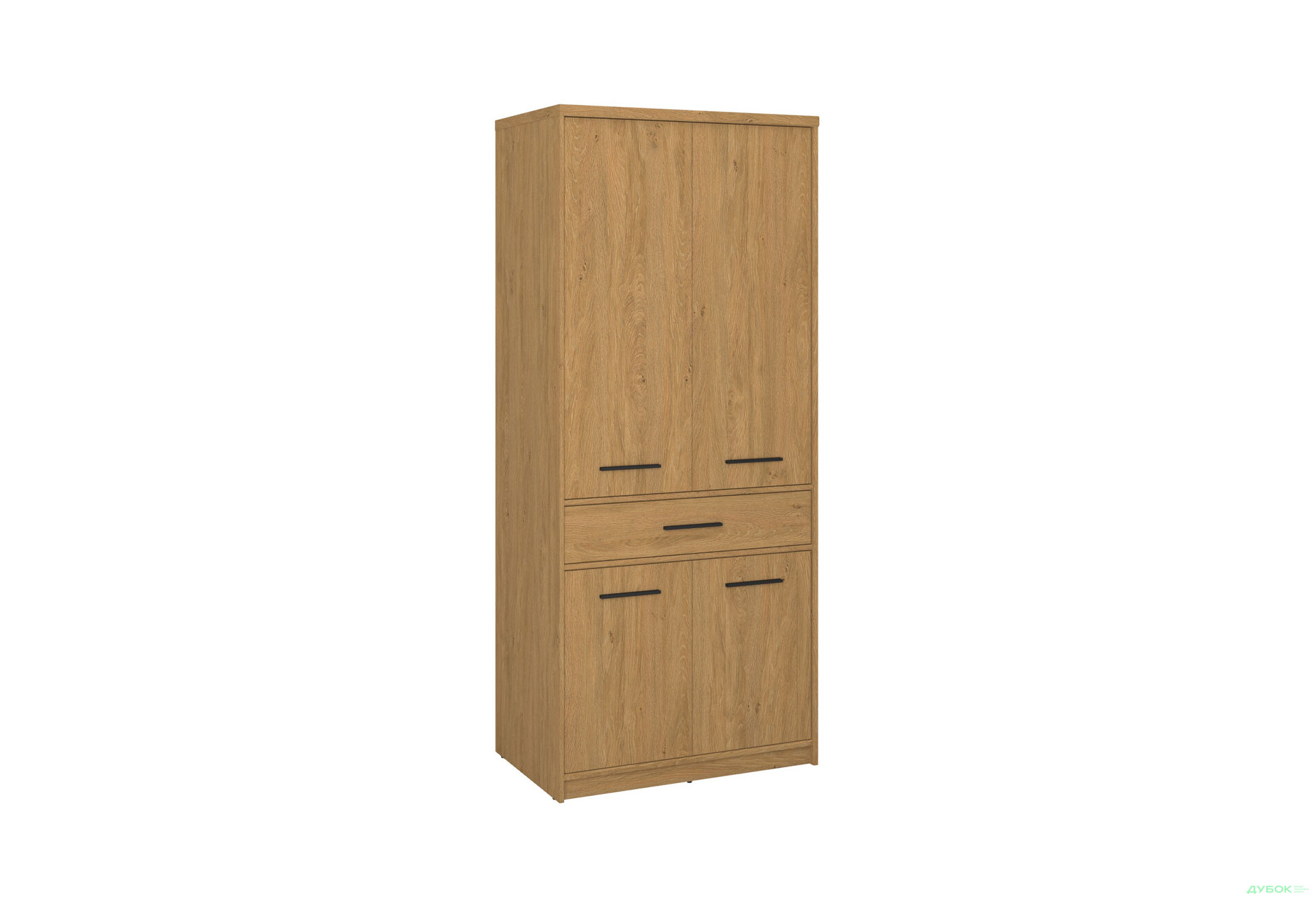 Шафа VMV holding Паві / Pavi 4-дверна з шухлядою 84 см, Дуб Кам'яний - Зображення 4 Зображення 4 - Шафа VMV holding Паві / Pavi 4-дверна з шухлядою 84 см, Дуб Кам'яний