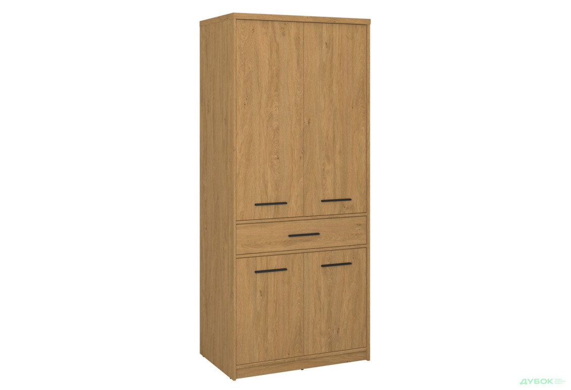 Шафа VMV holding Паві / Pavi 4-дверна з шухлядою 84 см, Дуб Кам'яний - Зображення 4 Зображення 4 - Шафа VMV holding Паві / Pavi 4-дверна з шухлядою 84 см, Дуб Кам'яний