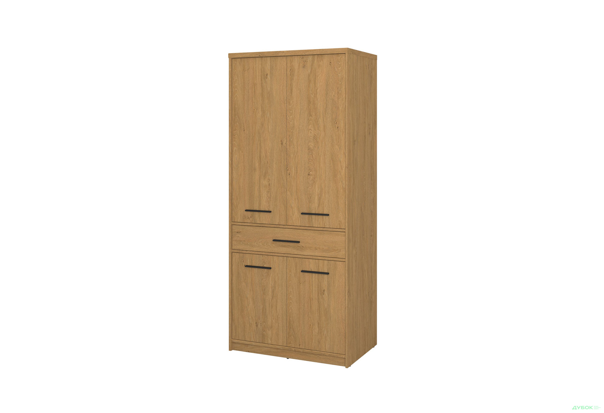 Шафа VMV holding Паві / Pavi 4-дверна з шухлядою 84 см, Дуб Кам'яний - Зображення 1 Зображення 1 - Шафа VMV holding Паві / Pavi 4-дверна з шухлядою 84 см, Дуб Кам'яний