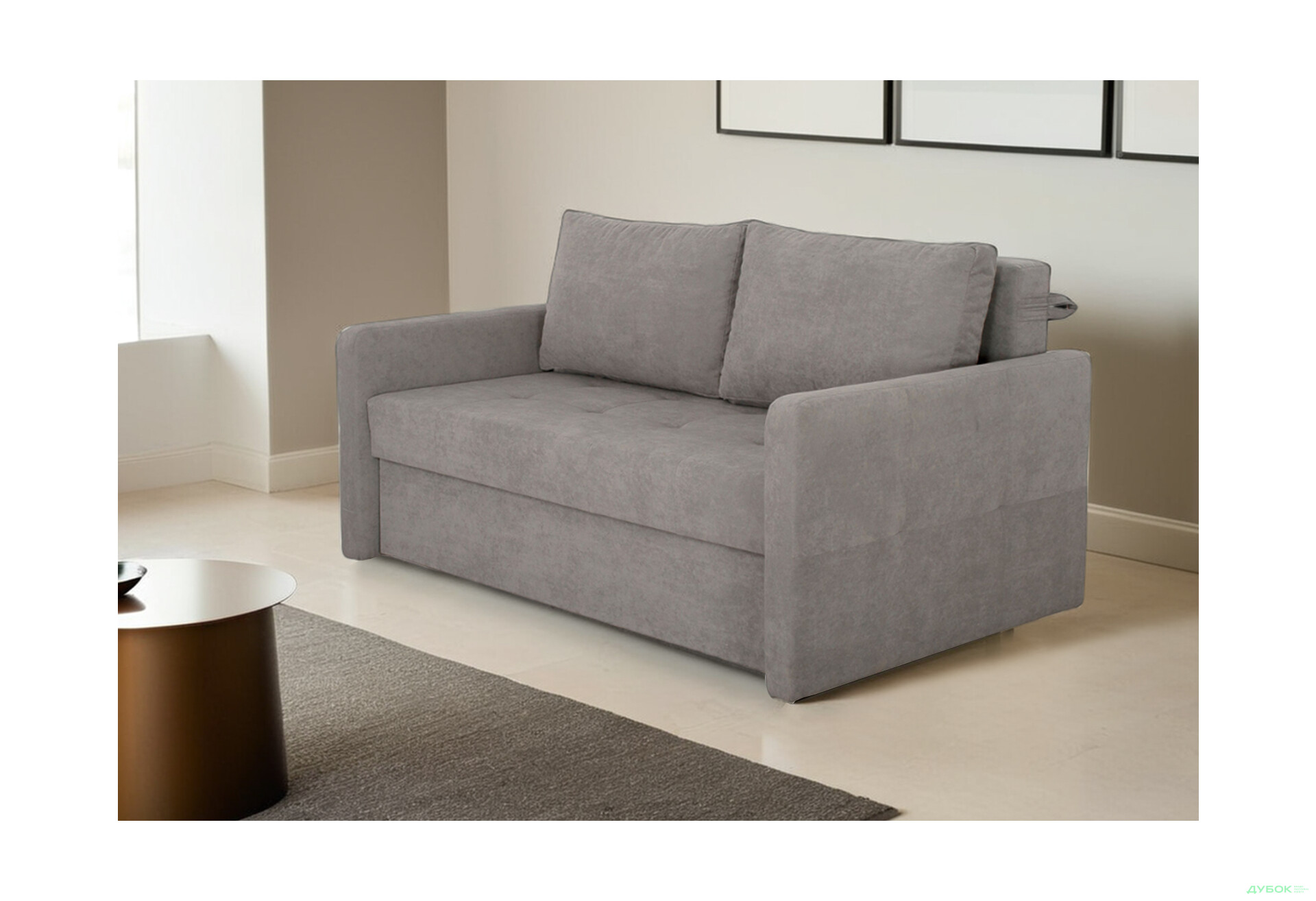 Диван Elegant Бенефіт 80 New 204x142 см сірий - Зображення 2 Зображення 2 - Диван Elegant Бенефіт 80 New 204x142 см сірий