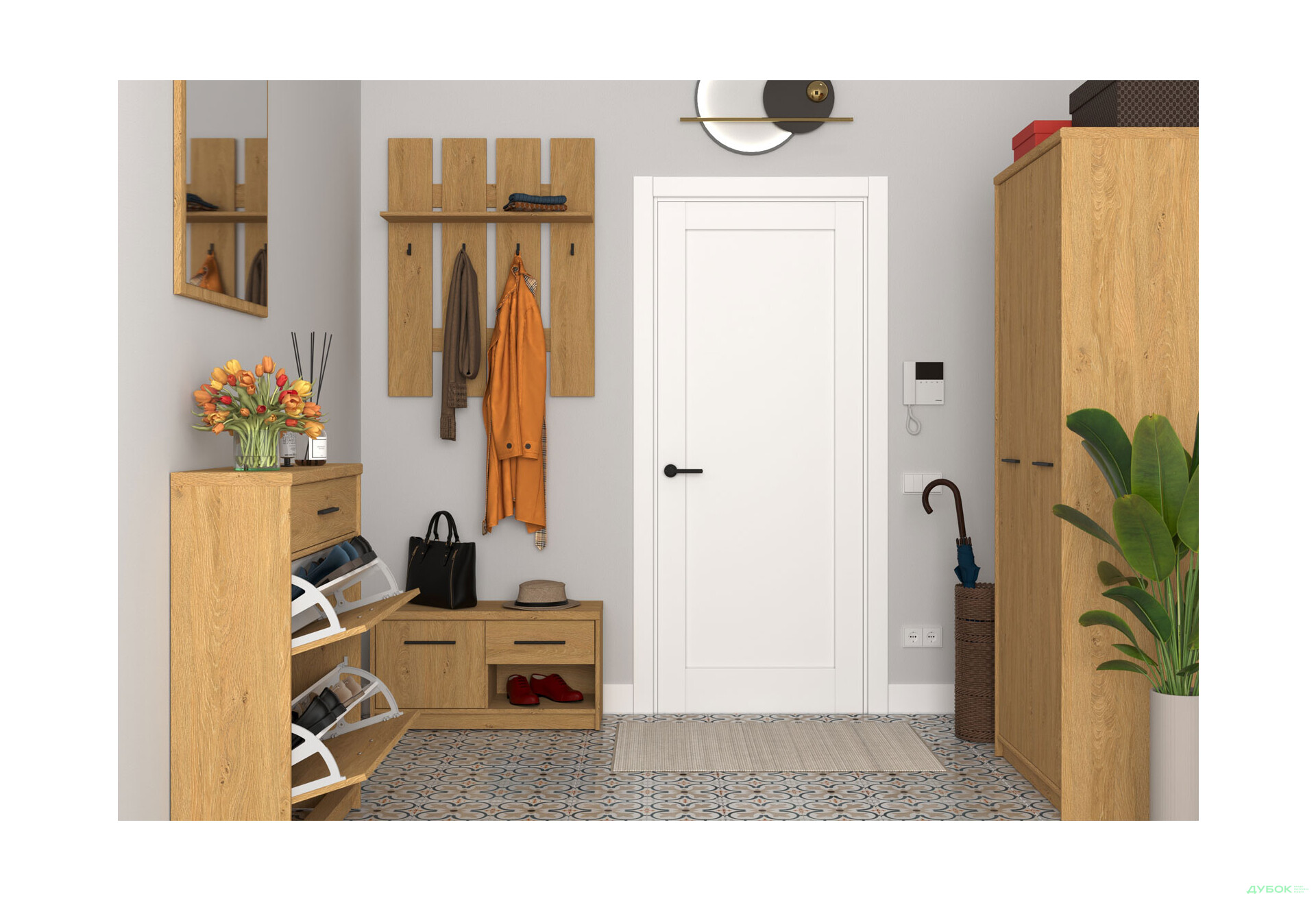 Модульная прихожая Пави / Pavi ВМВ Холдинг - Изображение 1 Изображение 1 - Модульная прихожая Пави / Pavi ВМВ Холдинг