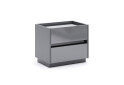 Тумба прикроватная МироМарк Тео с 2 ящиками 50 см, мат антрацит / мат графит - Изображение 2 Изображение 2 - Тумба прикроватная МироМарк Тео с 2 ящиками 50 см, мат антрацит / мат графит