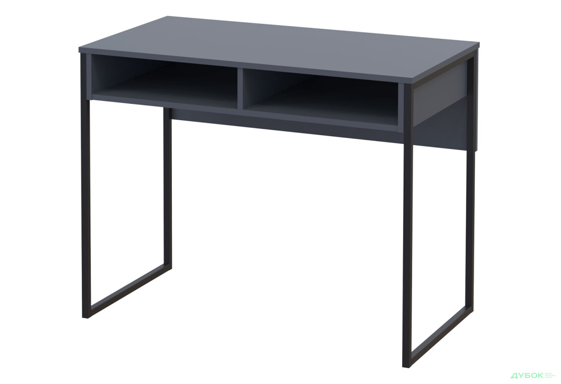 Стол письменный Doros Барт с полкой 100х55 см, Графит
