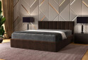 Фото 2 - Кровать Арбор Древ Рафаэль 160х200, сосна, подъемное, металлический каркас, коричневый (Лагуна 15)