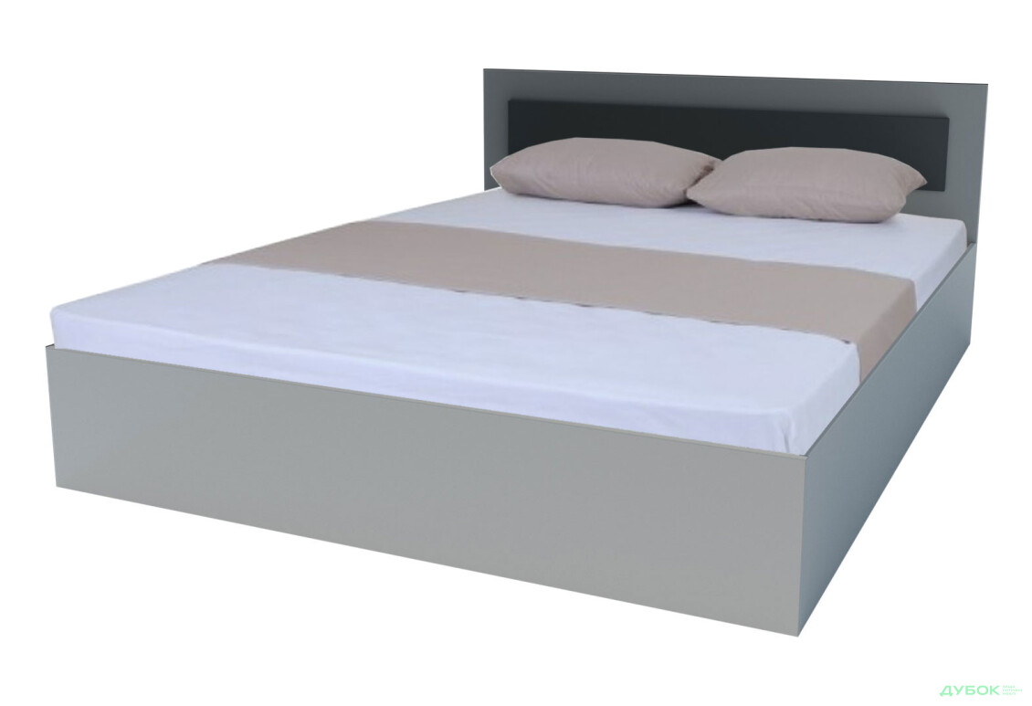 Кровать Garant NV Вива / Viva 160 см, шиншилла грей / серый графит