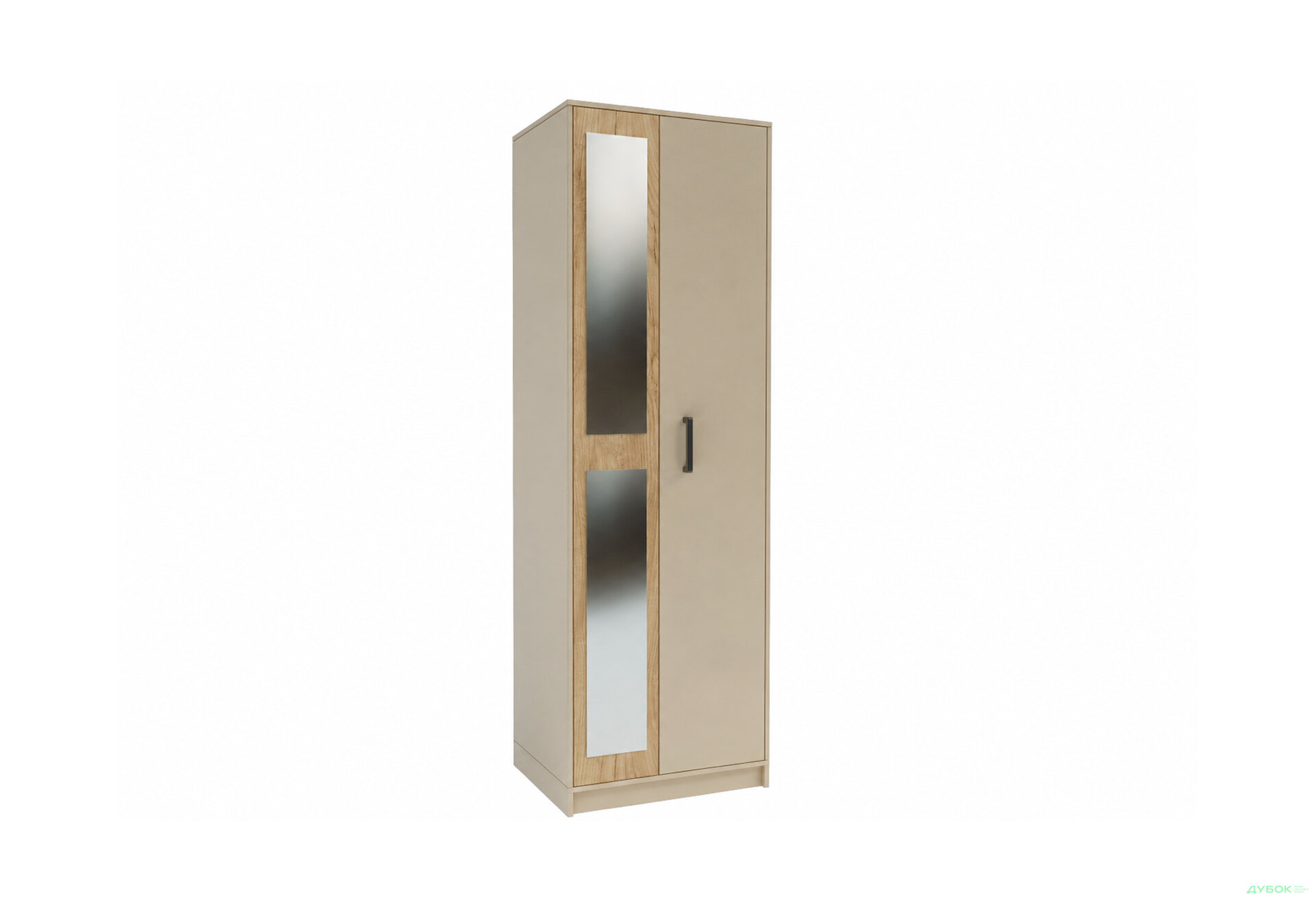 Зображення 1 - Шафа Віва / Viva 2-дверна 70 см, сатин / дуб крафт золотий