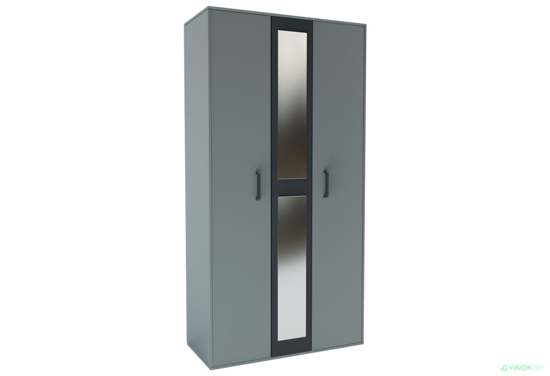 Изображение 2 - Шкаф Garant Вива / Viva 3-дверна 120 см, шиншилла грей / серый графит