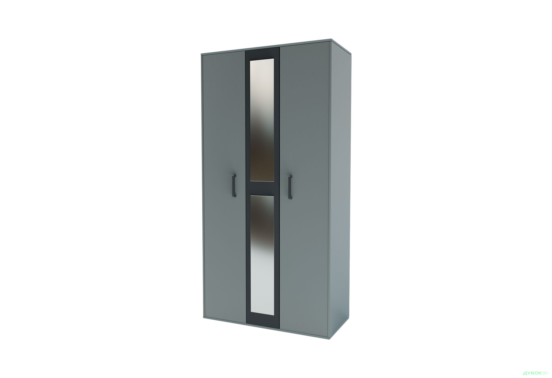 Изображение 1 - Шкаф Garant Вива / Viva 3-дверна 120 см, шиншилла грей / серый графит
