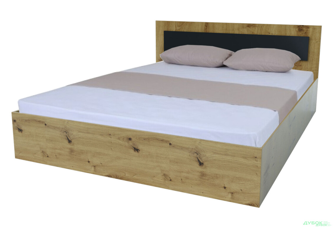 Ліжко Garant NV Віва / Viva 160 см, дуб артизан / антрацит