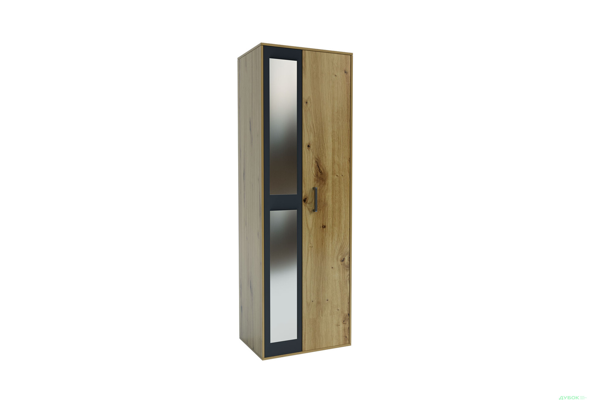 Изображение 1 - Шкаф Garant Вива / Viva 2-дверная 70 см, дуб артизан / антрацит